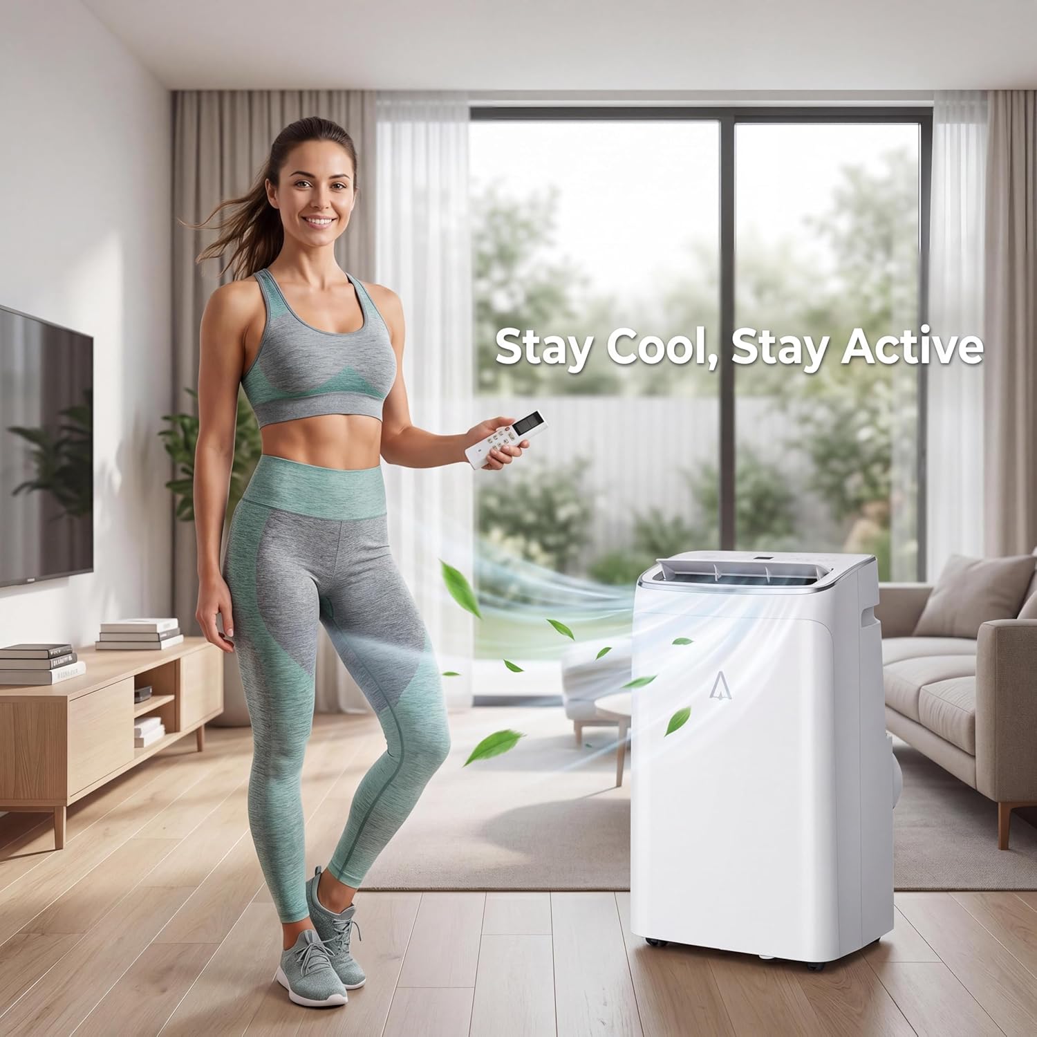 Air Conditioners - 14000 BTU Tragbare Klimaanlagen mit Fernbedienung