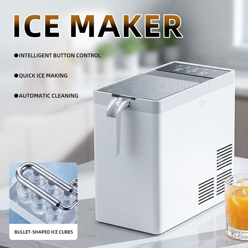 Small Appliances - JI-A01A Kleiner Eiswürfelbereiter für Wohnheime Tragbare