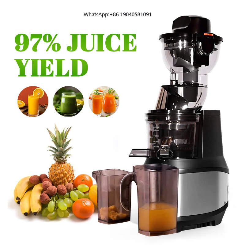 Electric Slow Juicer Cold Press - Elektrischer Entsafter BPA-frei Slow Juicer Edelstahl