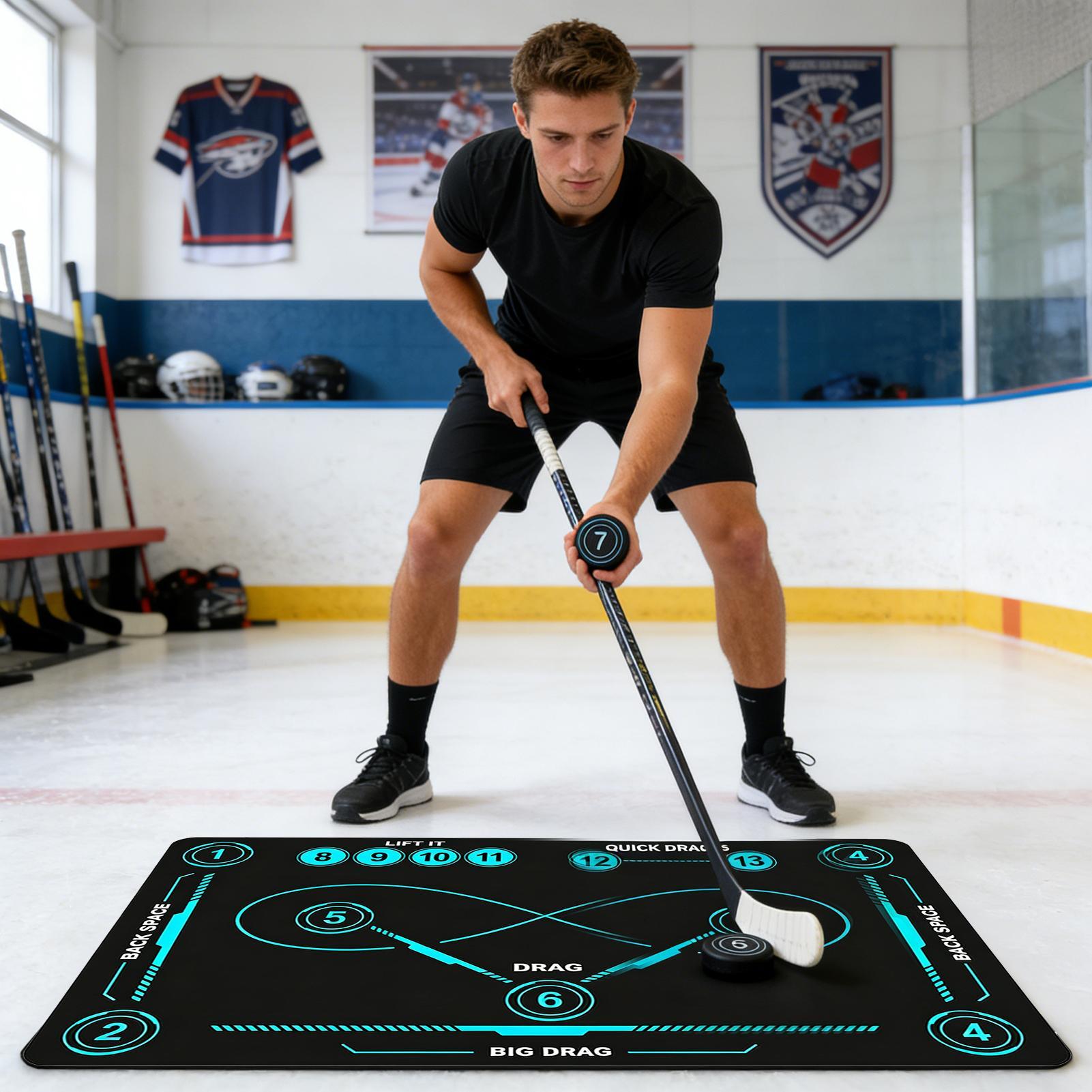 Home Appliances - Hockey-Trainingsmatte für drinnen und draußen, geräuscharm,
