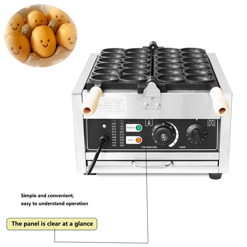 HPH2O 12-Loch Gänseei-förmige  – Mini Waffle Maker Machine Bewertung und Preis