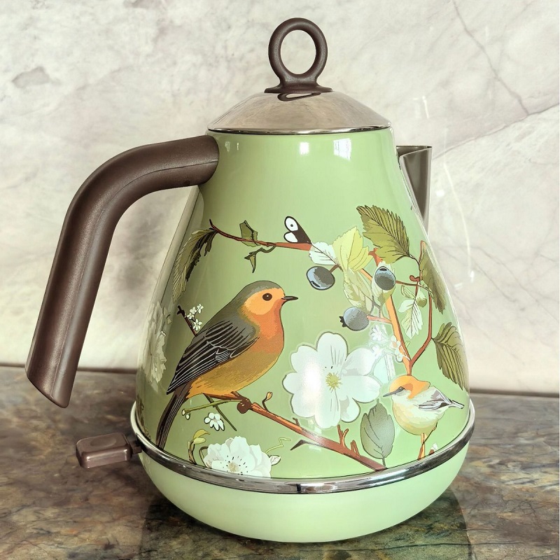 1,7L Retro Rosa Blumenmuster E – Electric Kettle Temperature Control Bewertung und Preis